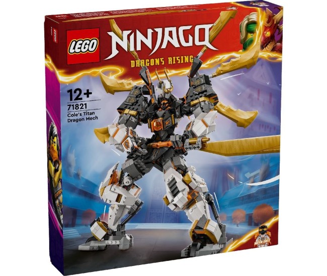 Lego ninjago robotul-dragon de titan al lui cole 71821 Lego ninjago robotul-dragon de titan al lui cole 71821