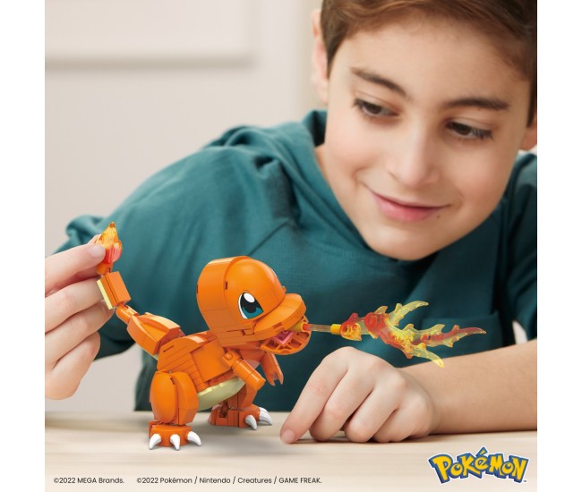 Pokemon mega construx set de constructie charmander salameche 180 piese Pokemon mega construx set de constructie charmander salameche 180 piese