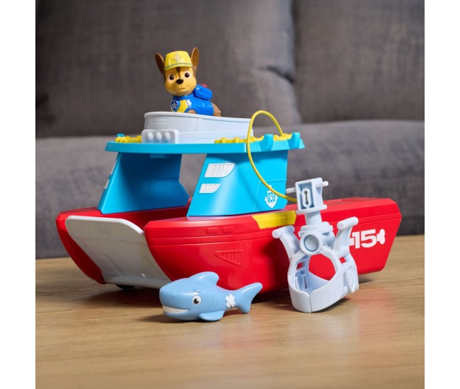 Patrula catelusilor set patrula pe mare figurina si vehicul maritim