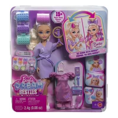 Barbie dream besties papusa barbie malibu cu accesorii fashion