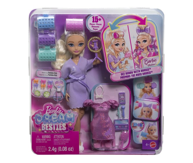 Barbie dream besties papusa barbie malibu cu accesorii fashion Barbie dream besties papusa barbie malibu cu accesorii fashion