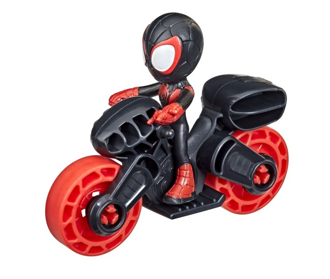 Spiderman set motocicleta si figurina miles morales spider man 6cm Spiderman set motocicleta si figurina miles morales spider man 6cm