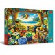 Puzzle trefl 1000 premium plus tea time calatorie cu caravana Puzzle trefl 1000 premium plus tea time calatorie cu caravana