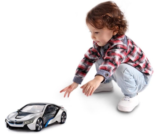 Masina cu telecomanda bmw i8 scara 1 la 14 Masina cu telecomanda bmw i8 scara 1 la 14
