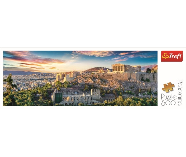 Puzzle trefl 500 panorama acropolis atena Puzzle trefl 500 panorama acropolis atena