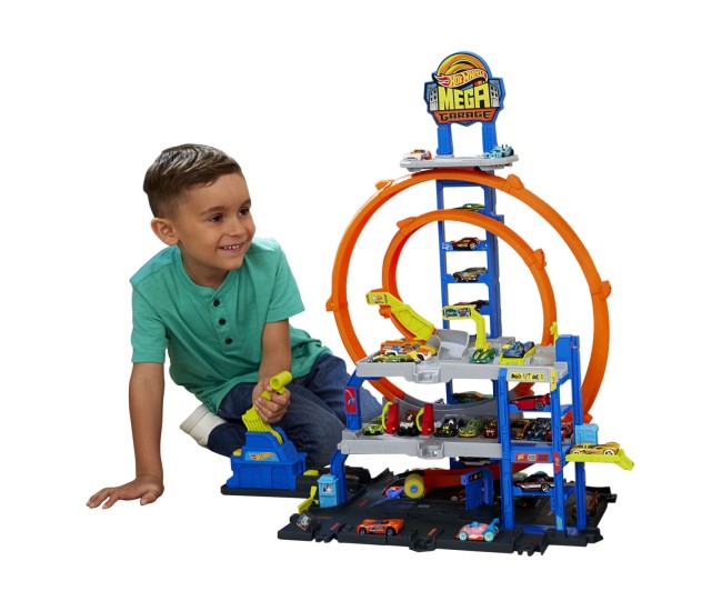 Hot wheels city set mega garajul Hot wheels city set mega garajul