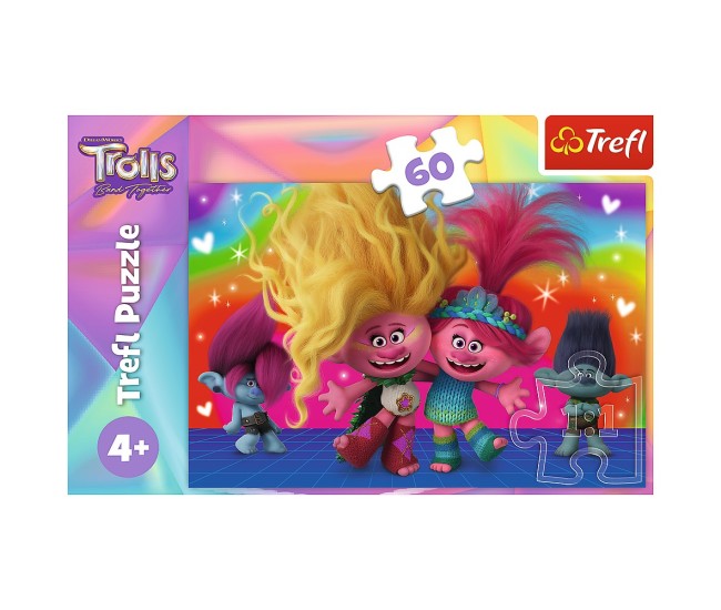 Puzzle trefl 60 trolii prietenosi Puzzle trefl 60 trolii prietenosi