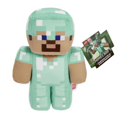 Minecraft figurina de plus  diamond steve 20cm