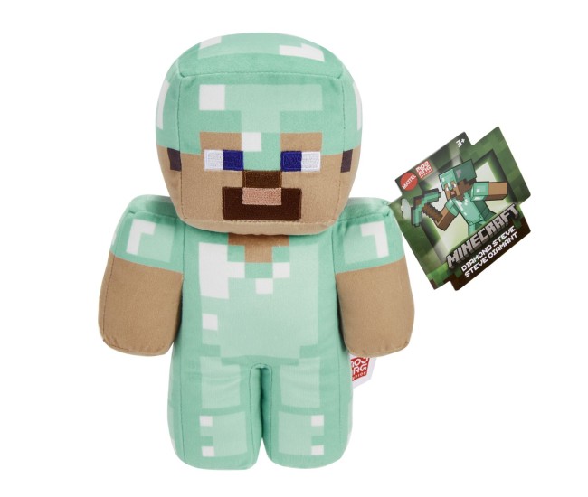 Minecraft figurina de plus diamond steve 20cm Minecraft figurina de plus diamond steve 20cm