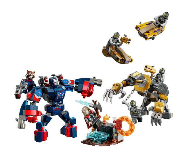 Lego marvel razbunatorii thor vs chitauri sfarsitul jocului 76322