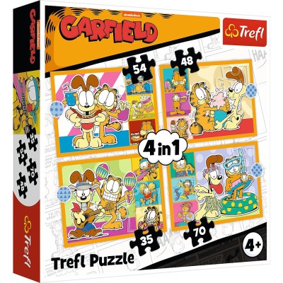 Puzzle 4in1 lui garfield ii place lasagna Puzzle 4in1 lui garfield ii place lasagna