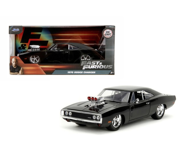 Jada fast and furious masinuta metalica dodge charger 1970 scara 1 la 24
