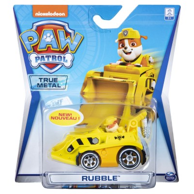 Patrula catelusilor  macheta  metalica rubble cu excavator