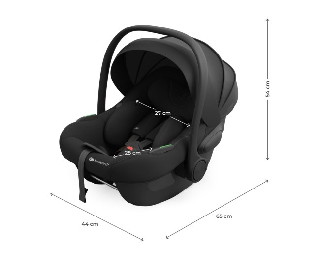 Scoica auto kinderkraft i-lite 40-87 cm, black Scoica auto kinderkraft i-lite 40-87 cm, black