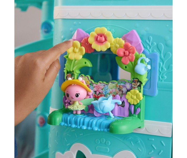 Gabbys dollhouse filmul set balconul gradina si figurina zana regina kitty cu accesorii Gabbys dollhouse filmul set balconul gradina si figurina zana regina kitty cu accesorii