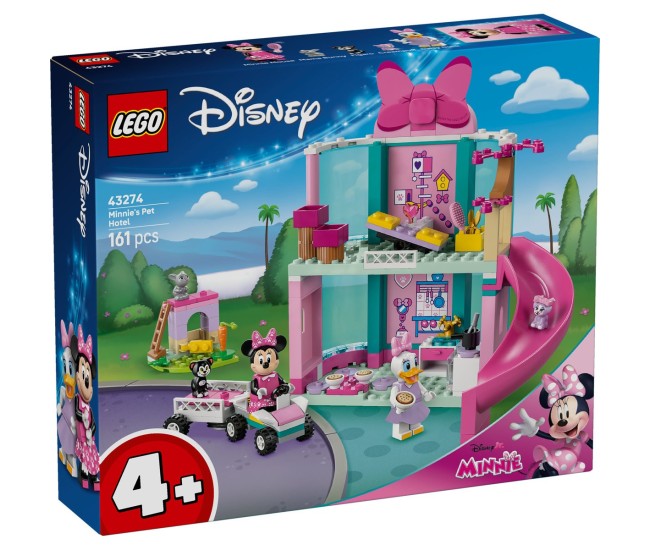 Lego disney hotelul pentru animale de companie a lui minnie 43274