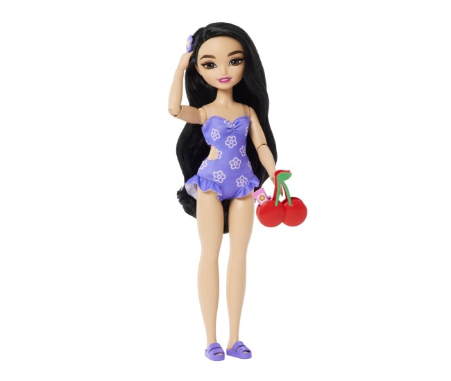 Barbie dream besties papusa barbie renee la plaja cu accesorii