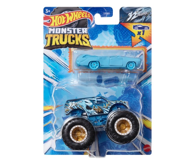 Hot wheels monster truck si masinuta metalica 32 degrees Hot wheels monster truck si masinuta metalica 32 degrees