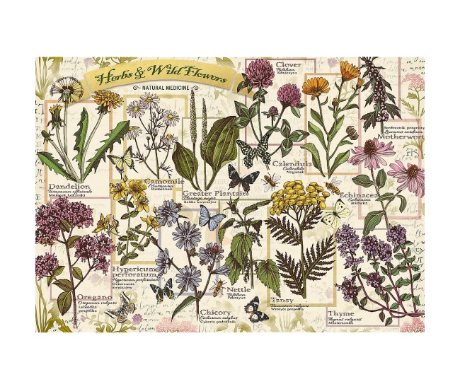 Puzzle trefl 500 plante si flori salbatice Puzzle trefl 500 plante si flori salbatice