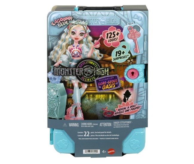 Monster high skulltimate secret papusa lagoona blue