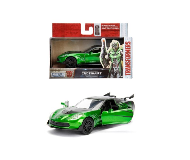 Jada transformers masinuta metalica chevy corvette scara 1:32 Jada transformers masinuta metalica chevy corvette scara 1:32