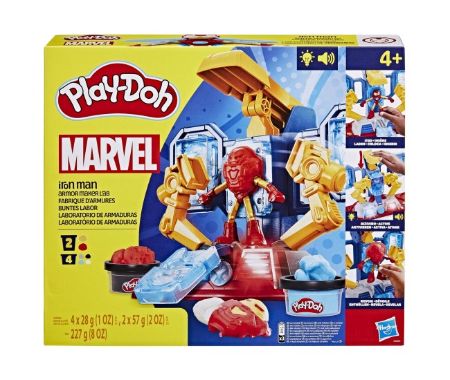 Play doh iron man laboratorul de armura Play doh iron man laboratorul de armura