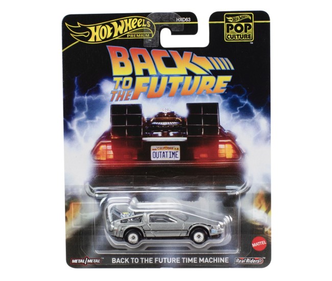 Hot wheels pop culture masinuta metalica back to the future scara 1:64 Hot wheels pop culture masinuta metalica back to the future scara 1:64