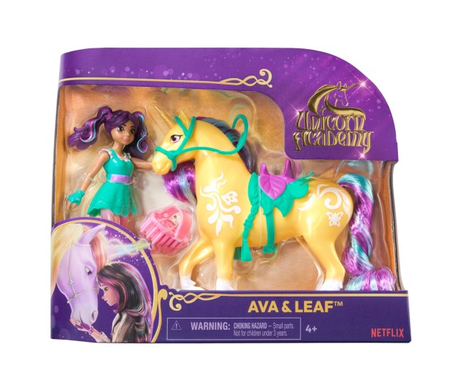 Unicorn academy set unicorn leaf si papusa ava Unicorn academy set unicorn leaf si papusa ava