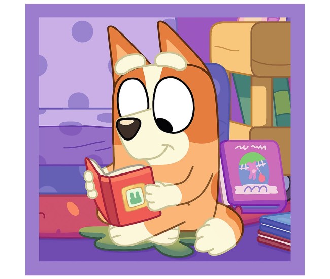 Puzzle trefl 3in1 bluey faceti cunostinta cu bluey Puzzle trefl 3in1 bluey faceti cunostinta cu bluey