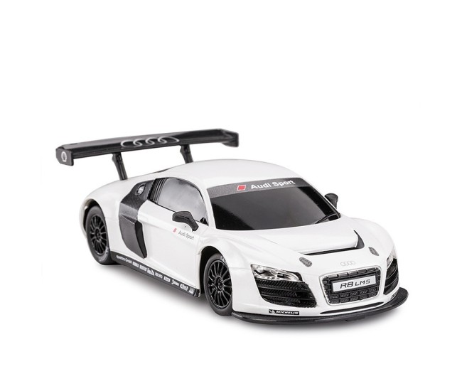 Masina cu telecomanda audi r8 alb cu scara 1 la 24 Masina cu telecomanda audi r8 alb cu scara 1 la 24