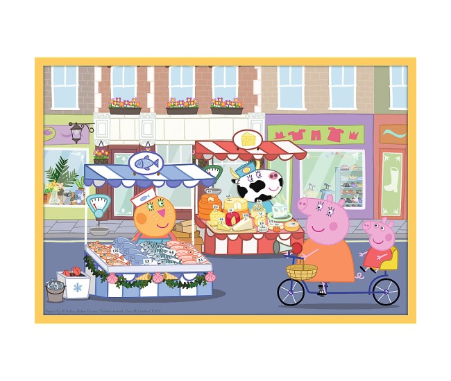 Puzzle trefl 10in1 intalneste-o pe peppa pig Puzzle trefl 10in1 intalneste-o pe peppa pig
