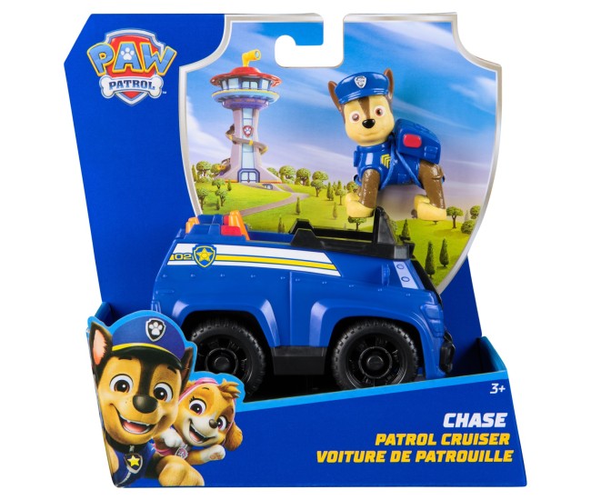 Patrula catelusilor set vehicul de baza patrol cruiser si figurina chase Patrula catelusilor set vehicul de baza patrol cruiser si figurina chase
