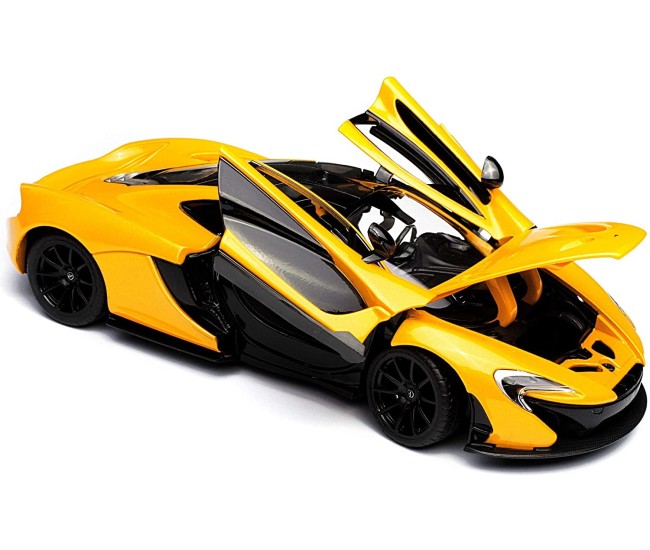 Masinuta metalica mclaren p1 galben scara 1 la 24