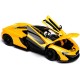 Masinuta metalica mclaren p1 galben scara 1 la 24