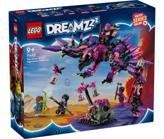 Lego dreamzzz creaturile de cosmar ale vrajitoarei din never 71483 Lego dreamzzz creaturile de cosmar ale vrajitoarei din never 71483