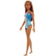 Papusa barbie satena cu costum de baie albastru Papusa barbie satena cu costum de baie albastru