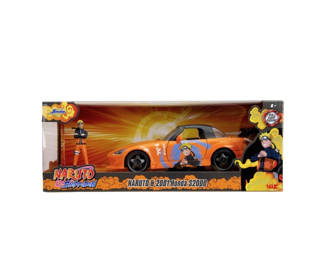 Jada naruto shippuden set figurina naruto si masinuta metalica honda 2001 s2000 scara 1:24 Jada naruto shippuden set figurina naruto si masinuta metalica honda 2001 s2000 scara 1:24