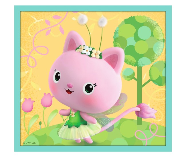 Puzzle trefl 10in1 gabbys dollhouse in universul lui gabby Puzzle trefl 10in1 gabbys dollhouse in universul lui gabby