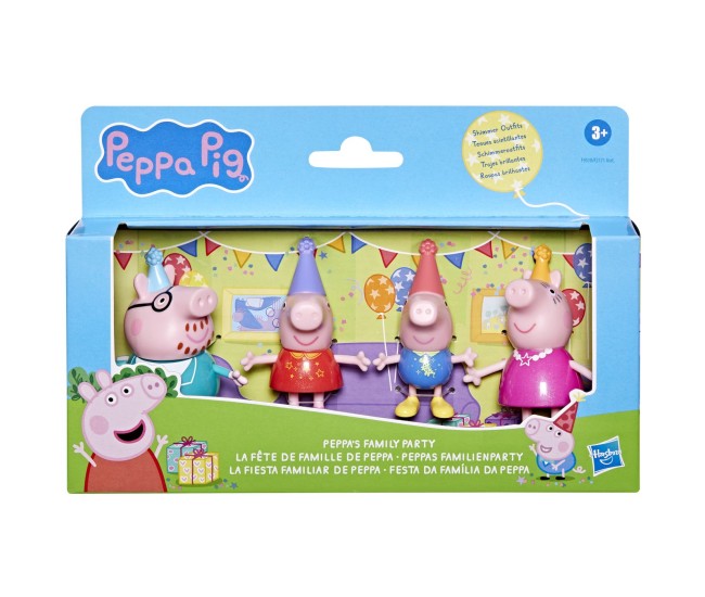 Peppa pig set figurine petrecere in familia pig Peppa pig set figurine petrecere in familia pig