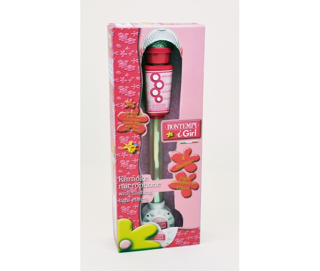 Bontempi microfon cu lumini girl