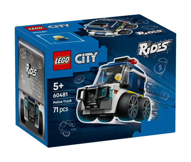 Lego city vehicule camioneta de politie 60481