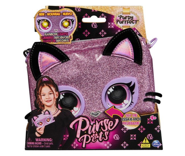 Purse pets rainbow lights gentuta interactiva purdy purrfect Purse pets rainbow lights gentuta interactiva purdy purrfect