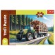 Puzzle trefl 100 tractor forestier cu lemne Puzzle trefl 100 tractor forestier cu lemne