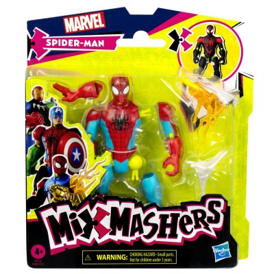 Marvel avengers mix mashers figurina spider-man 12cm