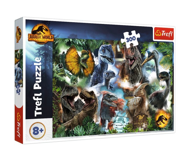 Puzzle trefl 300 jurrasic world dinozaurii favoriti Puzzle trefl 300 jurrasic world dinozaurii favoriti