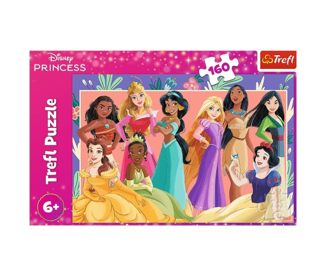 Puzzle trefl 160 disney princess printese adevarate Puzzle trefl 160 disney princess printese adevarate