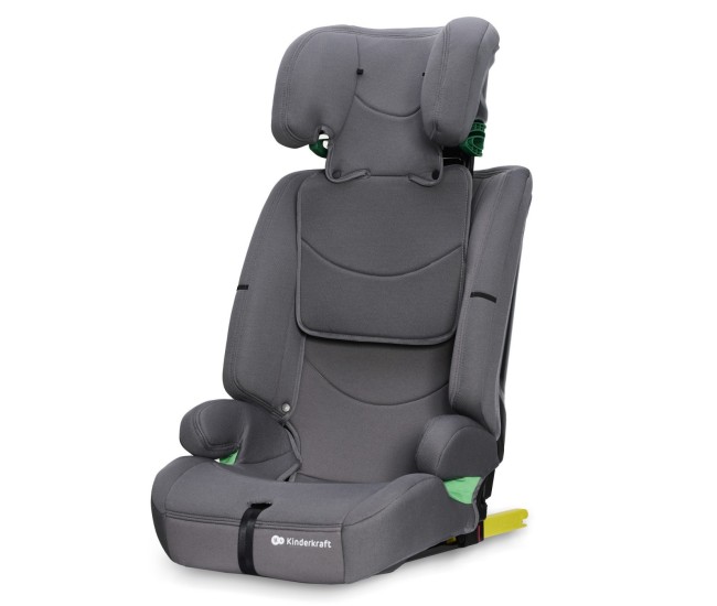 Scaun auto i-size, 76-150 cm, kinderkraft safety fix 2, grey Scaun auto i-size, 76-150 cm, kinderkraft safety fix 2, grey