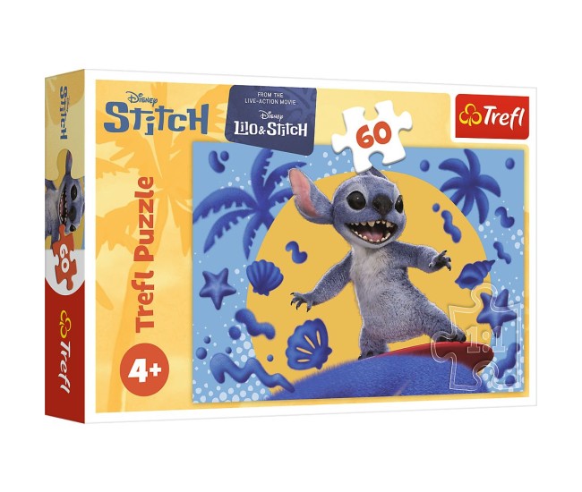 Puzzle trefl 60 disney lilo si stitch o zi cu stitch Puzzle trefl 60 disney lilo si stitch o zi cu stitch