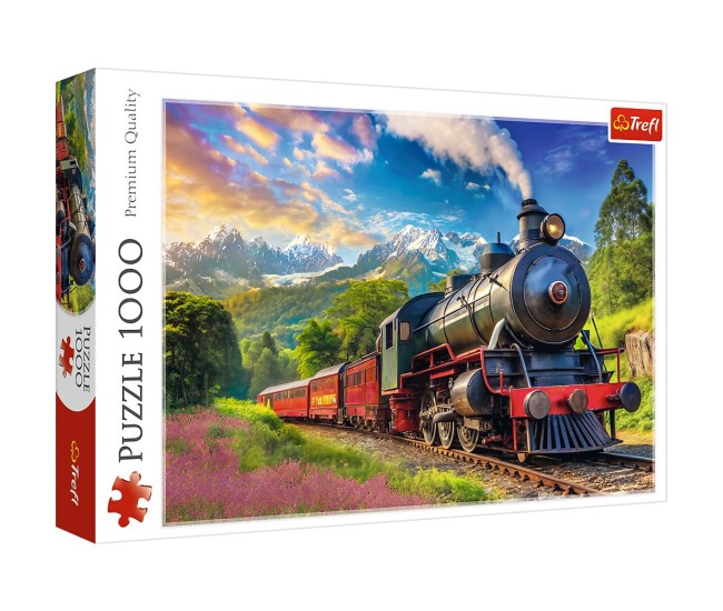 Puzzle trefl 1000 calatorie cu trenul Puzzle trefl 1000 calatorie cu trenul