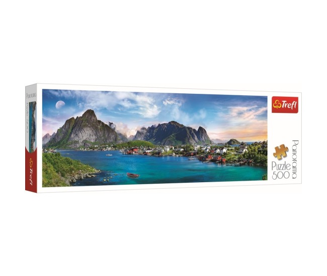 Puzzle trefl panorama 500 arhipelagul norvegian lofoten Puzzle trefl panorama 500 arhipelagul norvegian lofoten